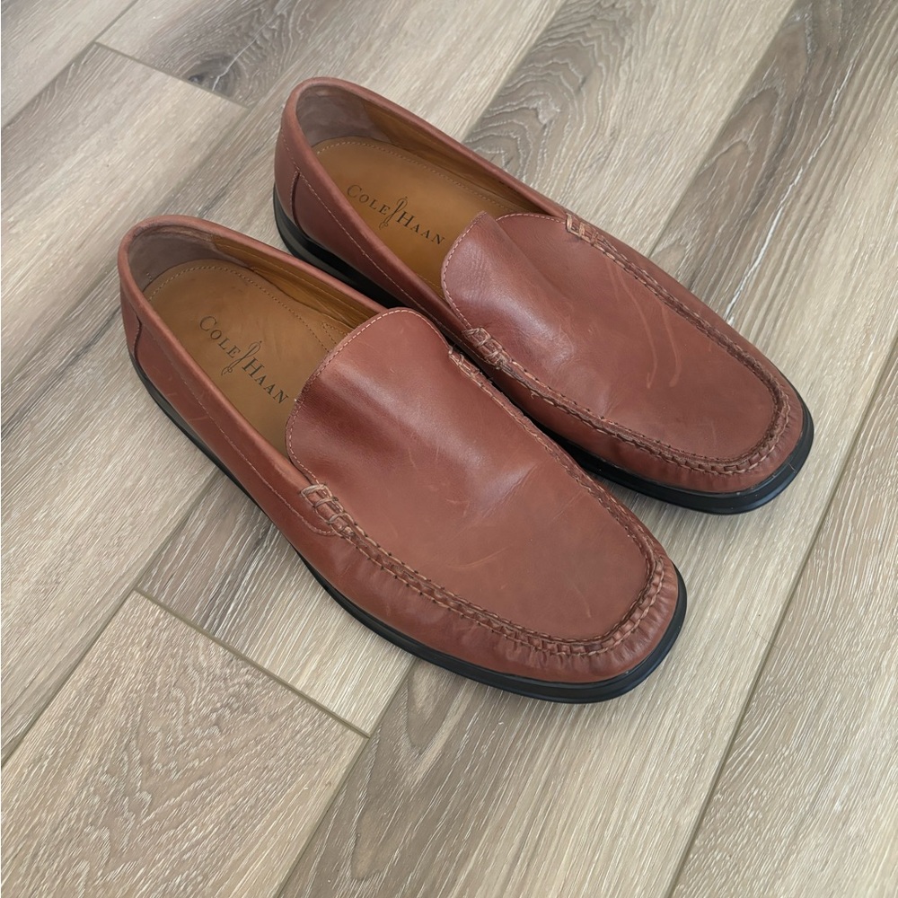Cole Haan Brown Slip On Loafers C08093 Men’s Size 9 1/2